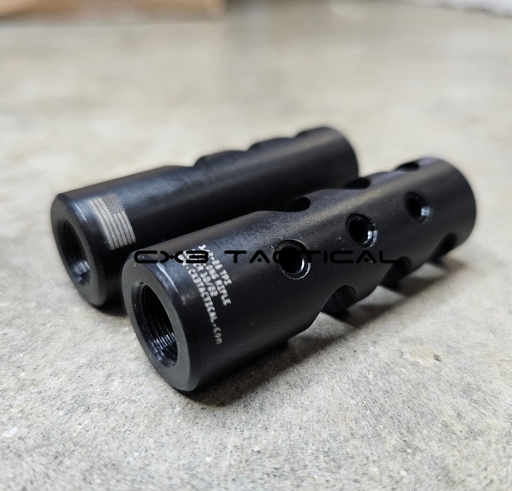 Ruger 10/22 Muzzle Brake Compensator 1/2-28 .22LR for Ruger American  