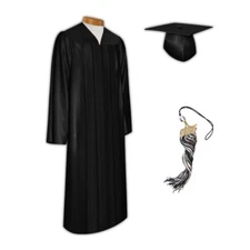2025 Shiny Graduation Cap and Gown with Tassel by Grads4Good
