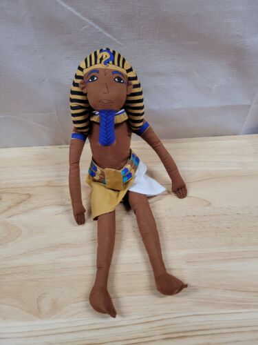 Egipski faraon pluszowa lalka władcy Nilu książka wesołych twórców nadziewana zabawka  - Zdjęcie 1 z 12