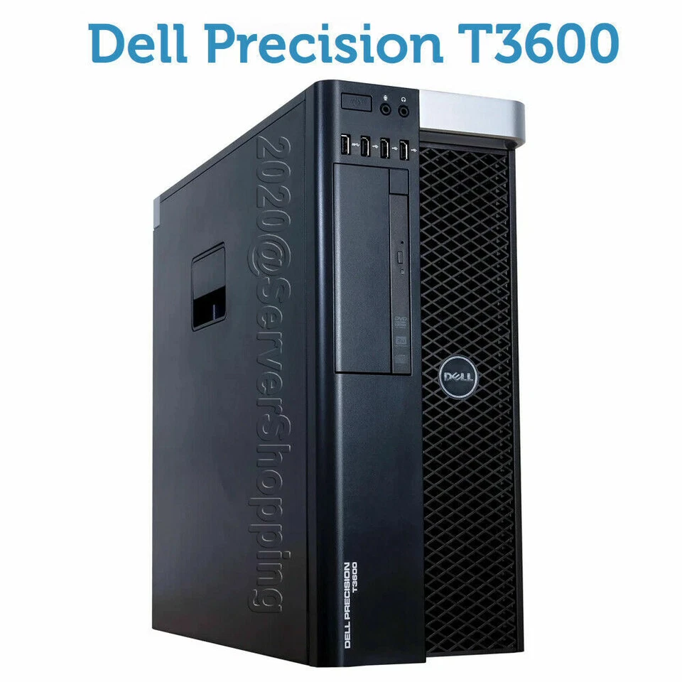 Dell Precision T3600 E5-1650 3.80GHz 32GB DDR3-1TB SATA Nvidia FirePro W2100 2GB - Image 4 of 4