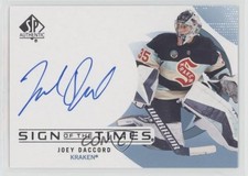 2024-25 SP Authentic Sign of the Times Joey Daccord #SOTT-DA Auto x4f