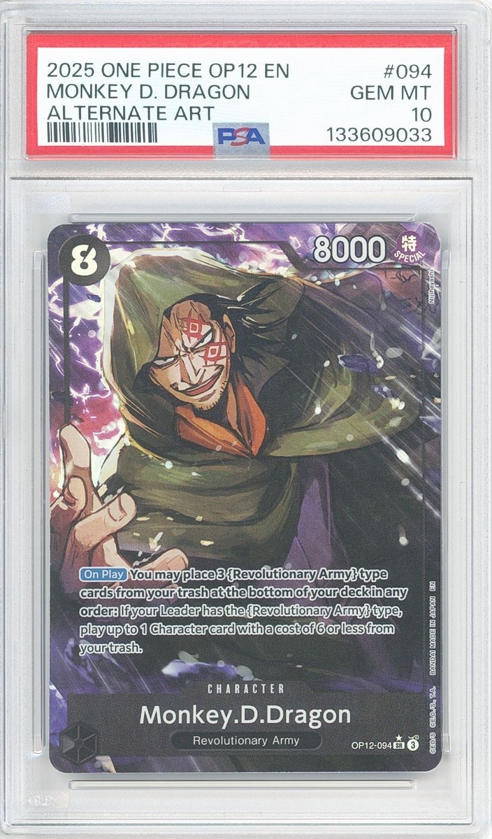 Monkey.D.Dragon (Alternate Art) OP12-094 Legacy of the Master Foil