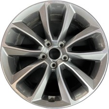 Hyundai Machined Grey Santa Fe Wheel 18x7.5 2017-2019 Factory Oem 70909b