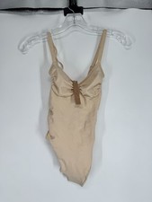 SKIMS Seamless Sculpt Thong Bodysuit Womens Medium Sand Tan Adjustable Straps