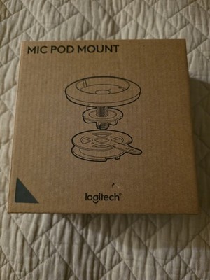 Logitech Rally Mic Microphone Pod Mount for Desktop or Ceiling [Graphite]