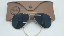 Ray Ban Bausch  Lomb Aviator Cable Wrap Temples vintage Sunglasses. Made in USA