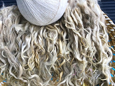 Rohes Mohair Kaschmirziege Angoraziege Locken unbearbeitet f&uuml;r Puppenhaar&nbsp;