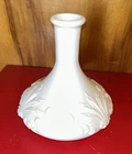 vintage Victorian milk glass Decanter or Vase. 1970’s earlier 7 3/4 tall 6 1/2 W