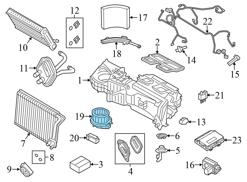 BMW 428I 2015-2016 gran cupé - motor soplador/ventilador 9350395 Foto 3 de 4