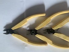 3 x Lindstrom 8148 0.1 - 0.8mm Micro-Bevel Precision Diagonal Cutters