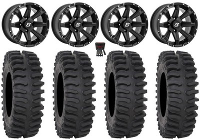 Sedona Sparx 14'' Wheels Black 27'' XT400 Tires Polaris Sportsman