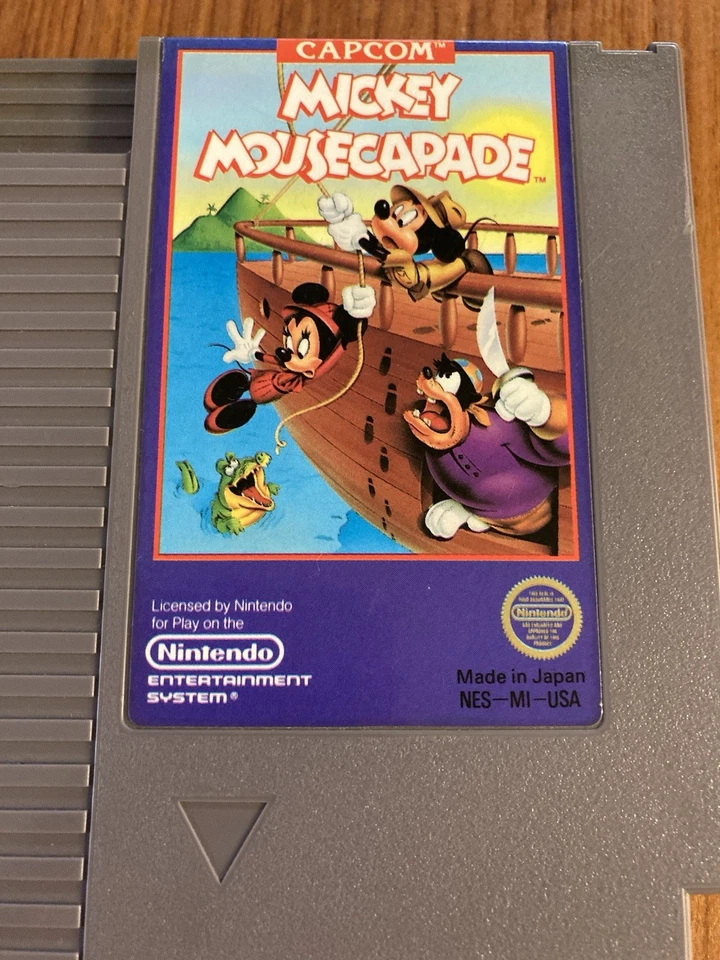 NES * MICKEY MOUSECAPADE * Nintendo 3 Screw NES-MI-USA Game Cartridge Only NTSC - Image 2 of 4