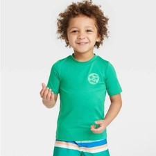Cat  Jack Infant Rash Guard Sun Protection Tee Shirt Green Palm Tree 18 M