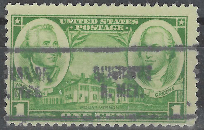 NEW MEXICO PRECANCELS, 1¢ MOUNT VERNON, RIVERSIDE, TYPE 704