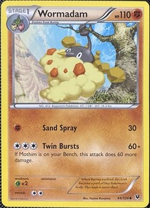Wormadam 44/124 Fates Collide Regular - Pokémon Card