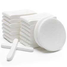 84 Pcs Facial Sponge Compressed, Luxiv Face 1 Count Pack of 84 , White