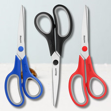 8-Inch Multipurpose Scissors Bulk Pack of 3 - Ultra Sharp Blades