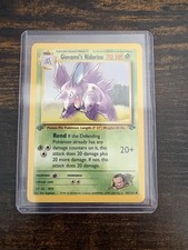 Giovanni's Nidorino 45/132 Gym Challenge First Edition - Pokemon Near Mint NM on eBay