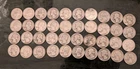 Washington Silver Quarters Roll Lot of 40 Circulated 25C Coins