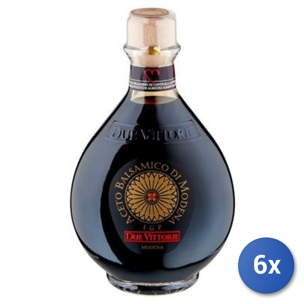 6X Multipack Vinegar Due Vittorie Balsamic Ml 250 Gold