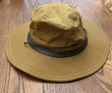 Filson Tin Cloth Hat - Tan - Size XL - Made In USA