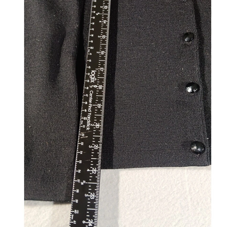 Pendleton Classic Black Wool Blend Cardigan Sweater Women’s M Vintage - Image 2 of 4