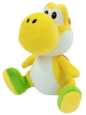 Little Buddy Toys Yellow Yoshi Plush 8" Nintendo Super Mario World