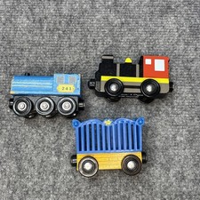 Wooden Train Lot Melissa And Doug Engines Cradle Crib Magnetic Thomas Style