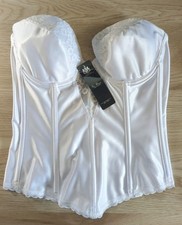Va Bien Bridal White Bustier 34D NWT Satin
