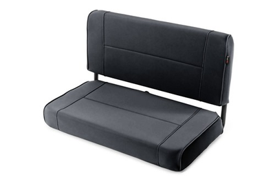 #ad Fixed Vinyl Rear Seat in Black Vinyl for 76 95 Jeep CJ amp; Wrangler YJ $284.00