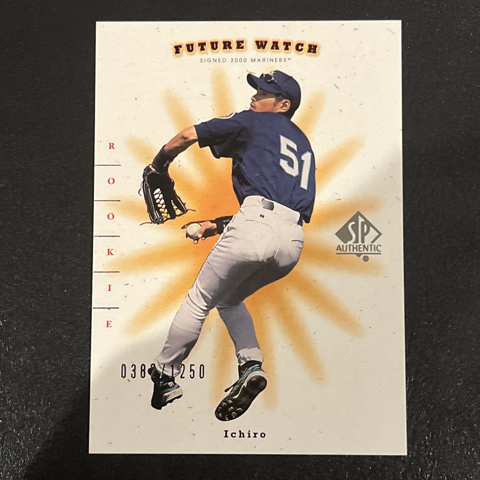 2001 SP Authentic - Future Watch Ichiro Suzuki #91 /1250 (RC)