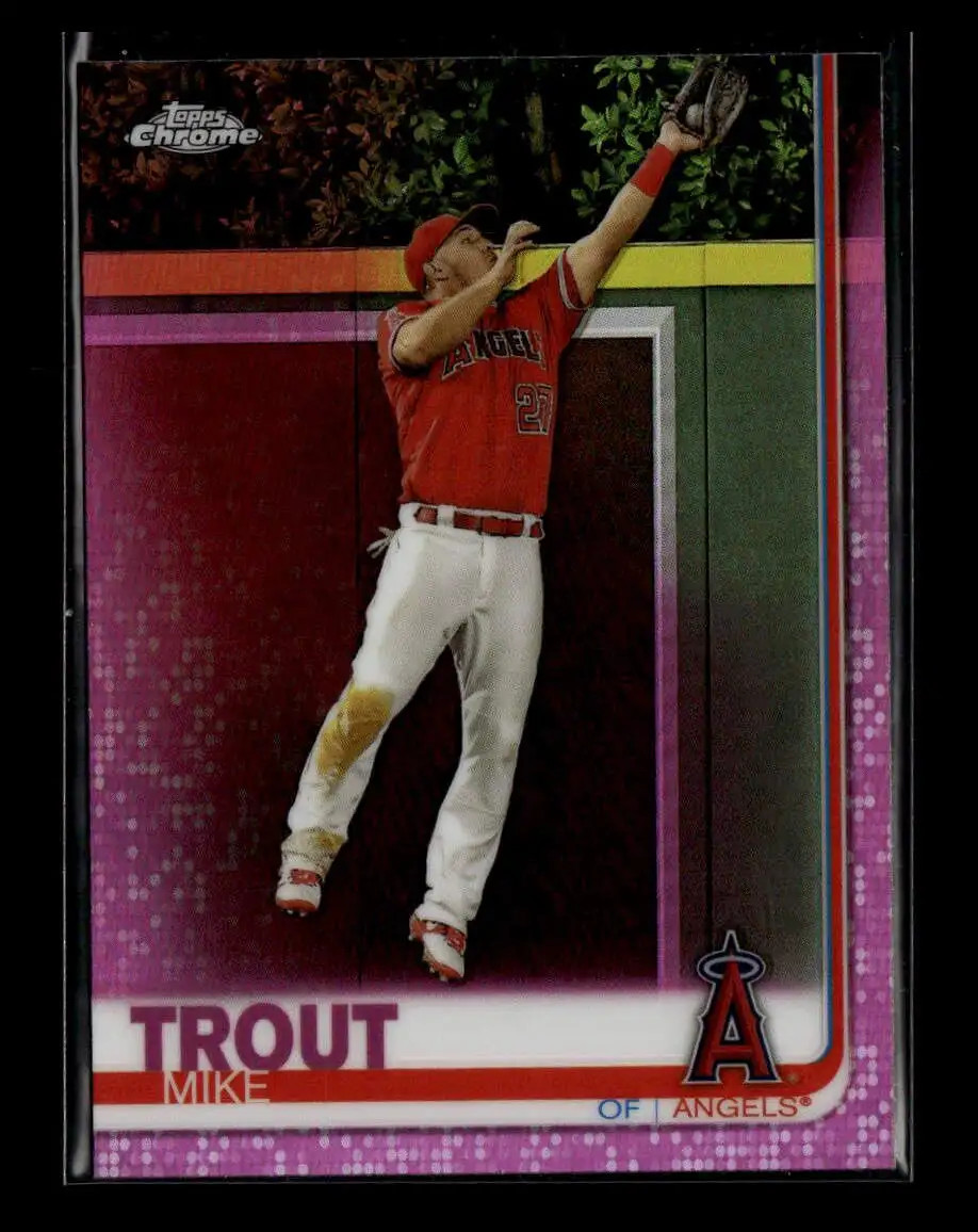 Mike Trout 2019 Topps Chrome Pink Refractor #200