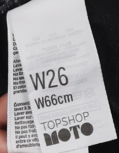 Topshop Women’s Black Size 8 Denim Short Skirt - Picture 3 of 12