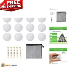 40-Pack Foam Golf Practice Balls - Safe Realistic Indoor/Outdoor Training