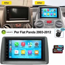 7" Android 13 Autoradio Per Fiat Panda 169 2003-2012 2+64GB Nav GPS Wifi carplay