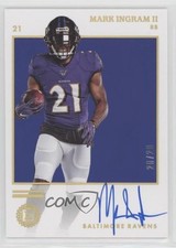 2019 Panini Encased Auto 20/20 Mark Ingram II #10 Auto 6fs