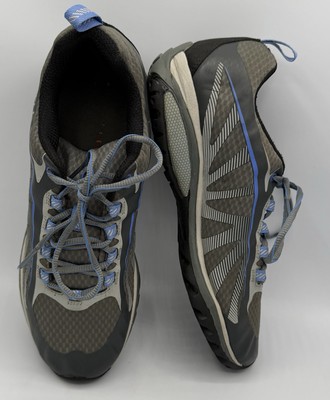 Merrell Siren Edge Vibram Gray Blue Trail Hiking Sneakers Shoes J35516 Size 9.5