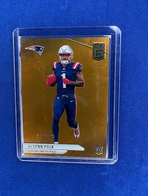 2024 Panini Donruss Elite - Ja'Lynn Polk #153 Orange /399 New England Patriots
