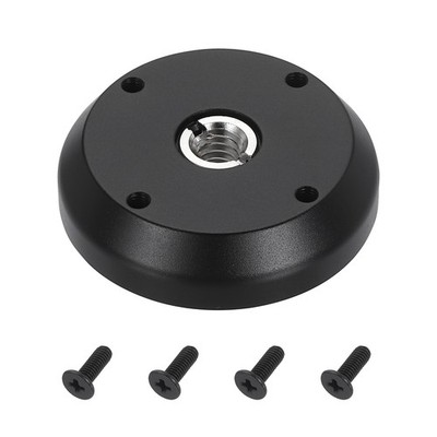 3/8'' Thread Tripod Adapter Holder with Adapter Screw for Magic Arm DSLR Black