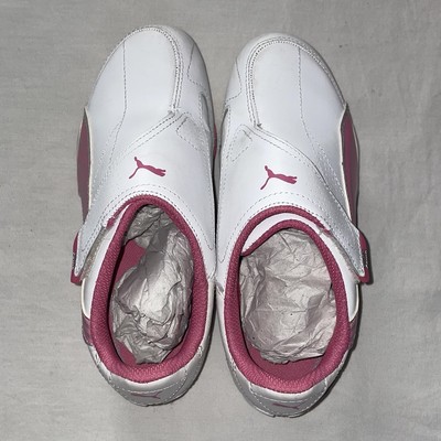 Puma Shoes White And Pink Baby/Toddler 7 1/2 Inches Long
