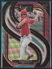 2025 Panini Select #184 Chase Petty Tri-Color Prizms