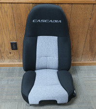 Cascadia Freightliner Semi Gray Black Cloth Sears 70series Airride Bucket Seat Cascadia Freightliner Semi Gray Black Cloth Sears 70series Airride Bucket Seat