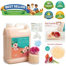 Silica Gel Flower Drying, 6 LBS Color Indicating Silica Crystals for Wedding ...