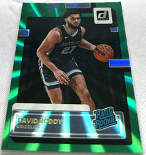 2022-23 Donruss Basketball David Roddy Memphis Grizzlies Green Holo Laser Rookie