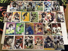 (50) Different Leslie O'Neal Football Cards Base Chargers Lot Collection