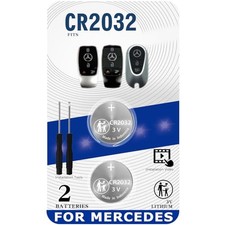 Baterías de repuesto para llavero Mercedes-Benz CR2032 (GLE Sprinter GLC C 