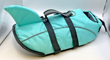 Dog Pet Life Jacket Safety Vest with Rescue Handle Shark Fin Size S Adjustable