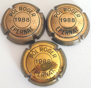 Capsules de Champagne LETTRE P SUIVANT ORDRE Pol Roger