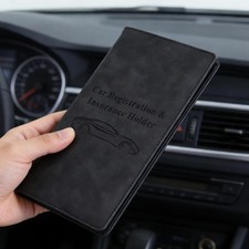 Auto Document Holder Case for Vehicle Registration Insurance and Paper Storage