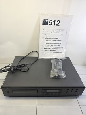 NAD 512 CD Compact Disc Player With Manual And Remote